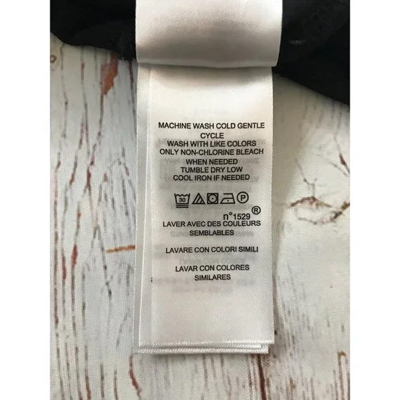 Lauren Ralph Lauren Black Ruched Side Dress Size 8 - Picture 7 of 7